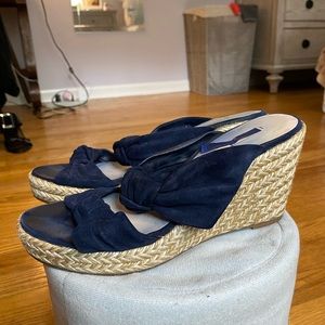 Navy Blue wedges